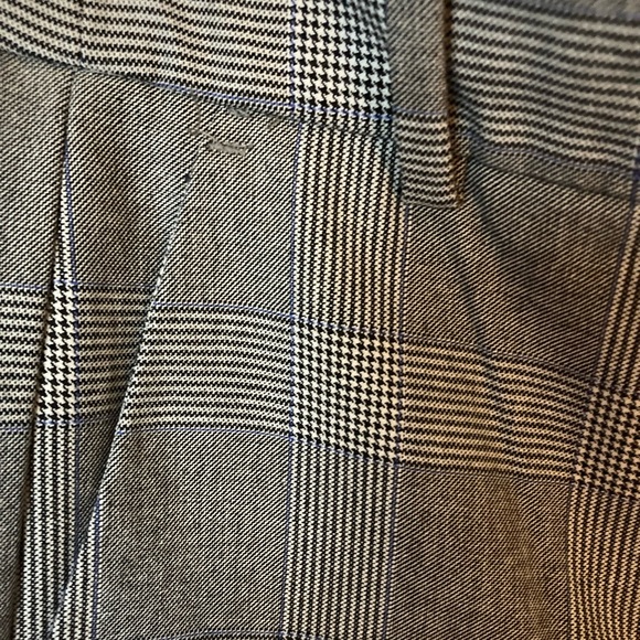 JCrew Plaid Gray Pants - Picture 2 of 6